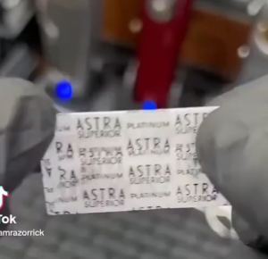 KNIFEZER Gagang Pisau Barber Lipat Cukur Shaving Razor Knife BR217