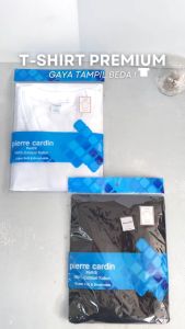 Pierre Cardin PC5317 / PC5322 - Kaos Dalam Pria V Neck - Putih Hitam