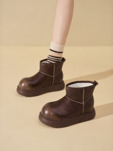 Josiny | Warm Insulated Snow Boots Brown 2025 New Style