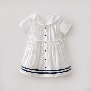 Marc&Janie | Energetic Nautical Style A-Line Dress for Girls