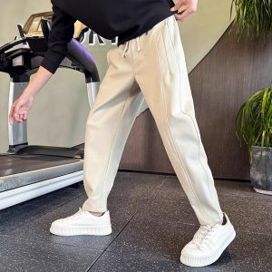 Quần Dài Nam Màu Trơn Thể Thao Harajuku Thời Trang Thường Ngày Quần Dài Nam Mùa Hè Quần Dài Thể Thao Rộng Rãi