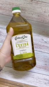 BÌNH NHỰA EXTRA VIRGIN 2 Lít - DẦU Ô LIU NGUYÊN CHẤT ÉP LẠNH / Ý / COSTA D’ORO Cold Extracted Extra Virgin Olive Oil