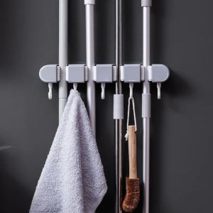 ติดตั้งไม่ต้องเจาะ ตัวถอดบroom สำหรับใช้ในบ้าน หัวเข็มขัดติดผนัง ที่แขวนเสื้อ ที่แขวนรูด วัสดุเหล็กไนลอน