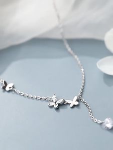 Ganten Design Kalung Fairy Butterfly Light Luxury Luxury Collarbone Chain Student Student Friend
