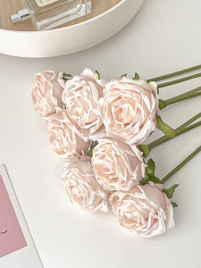 Rose Artificial Fake Flower Decoration Eternal Life Dried Flowers Bouquet Living Room Dining Table Room Bedroom Desktop Decorative Floral Decoration