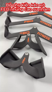 Tay Cầm Kéo Xô Phụ Kiện Tập Gym FED Gang Bọc Cao Su - OneSport