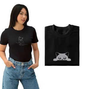 Minimalist Cat T-Shirts: Stylish Designs for All Sizes