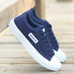 Warrior Mens Shoes Summer Breathable Canvas Shoes for Men Low Ankle Korean Style Trendy Casual Sneakers Joker Student Board Shoes for Men