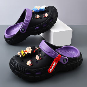 Mens Summer Anti-Slip Soft Bottom Casual Open-Toe Sandals Trendy All-Match Beach Thong Slippers Comfortable Breathable Slip-On