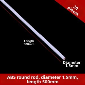 DUOCAIHANI | DIY Model Material ABS Solid Round Rods