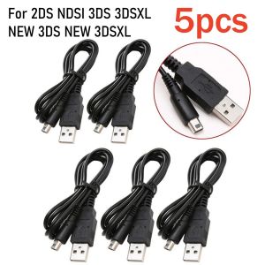 5pcs USB Charger Cable Charging Data SYNC Cord Wire For Nintendo NDSI 3DS 2DS XL/LL New 3DSXL/3DSLL 2dsxl 2dsll Game Power Line