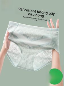 MiiOW | Quần lót tam giác cotton nguyên chất cạp cao kháng khuẩn cho nữ Quần lót thoải mái thoáng khí thường ngày