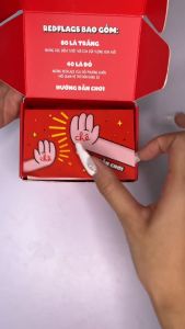 Bộ Bài RED FLAGS - Bộ Bài Mai Mối 120 Lá - Giúp Thư Giãn Gắn Kết Tình Cảm Trong Cuộc Vui Với Bạn Bè