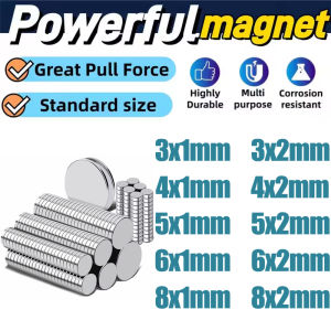 Super Powerful Magnet Round Disc Strong Magnet 3x1 3x2 4x1 4x2 5x1 5x2 6x1 6x2 8x1 8x2mm Magnet