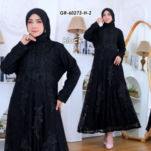 Gamis Brokat import Gamis Brokat Jumbo Gamis Premium