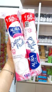 Bông Tẩy Trang Aura Beauty Cotton Pads 150 Miếng siêu sịn