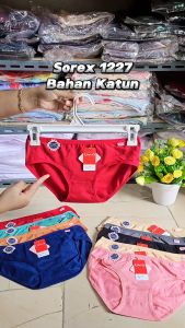 Celana Dalam Wanita Sorex 1227 Bahan Katun | Cd Wanita Sorek Cutting Mini Bawah Pinggang
