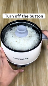 Vermax Multi-Functional Electric Cooker  Mini Rice Cooker Small Non Stick Hot Pot 1-2 people