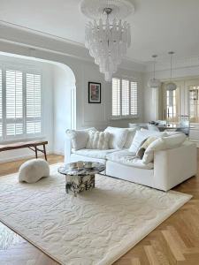 Honghe | Minimalist Luxurious Washable No-stain Rug