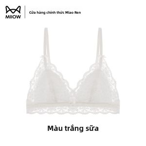 Áo ngực MiiOW cho nữ làm bằng ren không dây mỏng nhẹ chống chảy xệ