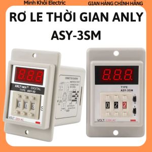 công tắc thời gian anly ASY-3SM kèm đếđồng hồ hẹn giờ anly asy-3sm timer điện tử đồng hồ thời gian bộ đếm thời gian