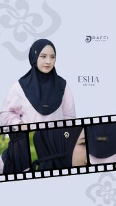 Daffi Hijab Sport ESHA Kerudung Olahraga Terbaru Non Pad Tali aktif