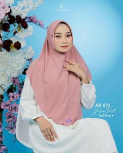 Jilbab hijab kerudung bergo krudung wanita dewasa jersey instan terbaru new terlaris terkini modern kekinian murah viral 2022 Arrafi AR 672 adem mudah di bentuk cantik pet antem bahan stella ori premium cantik bayar di tempat COD gratis ongkir
