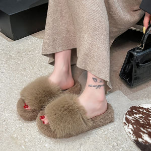 Dép Đi Trong Nhà Đế Dày Thời Trang Đơn Giản Cho Nữ Mùa Thu Đông Thường Ngày Đế PVC Dép Bông Cotton Thoải Mái