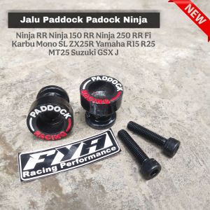 Jalu Paddock Padock Universal Ninja RR Ninja 150 RR Ninja 250 RR Fi Karbu Mono SL ZX25R Yamaha R15 R25 MT25 Suzuki GSX Jalu Pedok