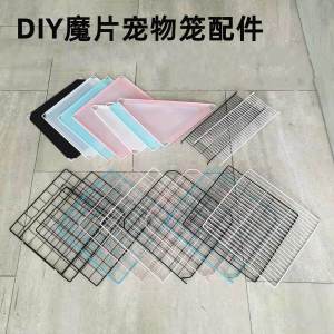 ขนาดใหญ่พิเศษ DIY กรงสุทธิสําหรับสัตว์เลี้ยงเช่นกระต่ายหนูตะเภา Chinchillas และอื่นๆหมูดัตช์ Magic CAGE รั้วเหล็กกรงแมว