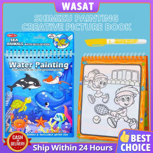 Childrens Water Painting Book Kindergarten Coloring Book Can Be Repeated Graffiti Hand-Painted This Educational Toy Infant Enlightenment Book  Childrens Magic Puzzle Water Painting Book