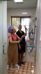[COMBO 3 DỌN DẸP ĐÓN TẾT] 1 bàn chải vệ sinh khe hẹp + 1 chà sàn nhà tắm + 1 chổi quét trần nhà - Chính hãng dododios