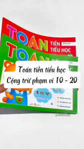 Sách Toán Tiền Tiểu Học Cộng Trừ Trong Phạm Vi 10 đến 20 Dành Cho Bé 4 - 6 tuổi (Lẻ chủ đề tự chọn) Vizibook