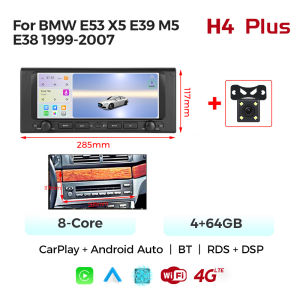 Android OS Auto Radio GPS Navigation for BMW X5 E53 5 Series E38 E39 M5 1999-2007 Car Multimedia Player Stereo WIFI Cooling Fan