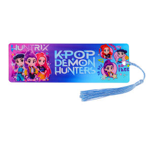 Bookmark Acrylic Kpop Demon Hunters Có Tua Rua - Thiết Kế Thần Tượng & Hoạt Hình Nhiều Màu Sắc Chất Liệu Thép Không Gỉ Bền Chắc Dùng Làm Đánh Dấu Trang Cho Fan Kpop