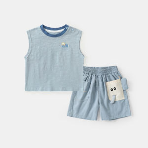 CUTEPANDAS | Bộ Đồ Bé Gái Mỏng Hình Thú Bông Cotton