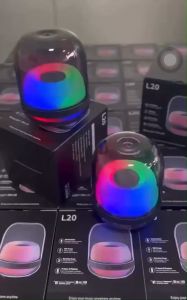 ลำโพงบลูทูธไร้สาย รุ่น L20 พร้อมไฟ RGB สีสันตระการตา คุณภาพเสียงระดับ Hi-Fi พกพาง่าย
