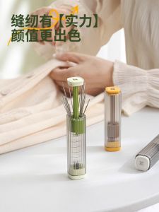 Bộ Kim Dệt May Cầm Tay Có Thể Điều Chỉnh Được Kim Thép Kim Thêu Chữ Thập Hộp Đựng Kim Dụng Cụ Khâu Nhà Dụng Cụ Khâu