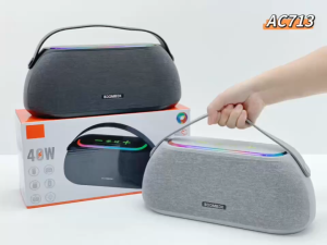 Loa Bluetooth AC713 Công Suất 40W Bass Mạnh LED RGB Chống Nước IPX6 Pin Trâu Bluetooth 5.3