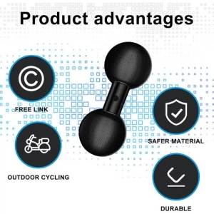 17mm/20mm/25mm Ball Head Adapter Extended Double Ball Connecting Bracket for Gopro Insta360 DJI Camera Holder Phone Stand GPS