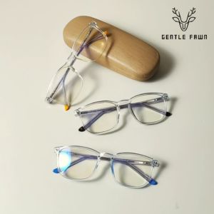 Gentle Fawn Kacamata Antiradiasi Blueray Sinar Biru Bentuk Kotak Bahan TR90 Ringan Lembut Bisa Minus Photocromic Bluecromic 23023