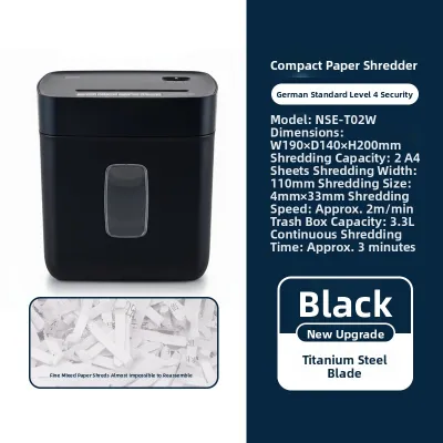 Portable Mini Electric Shredder Level 4 Security