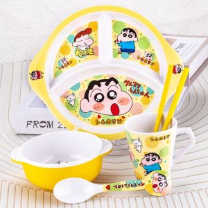 Bát Đĩa Trẻ Em Dễ Thương Chén Ăn Chia Ngăn Bát Đựng Thức Ăn Dùng Tại Nhà Thiết Bị Ăn Uống Cho Trẻ Em Thiết Bị Ăn Uống