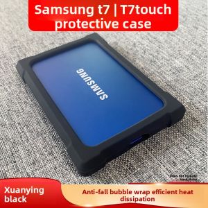 COOFISH | Protective Case for Samsung T7 SSD Portable Drive Anti-Slip Silicone Sleeve