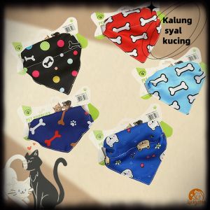Kalung Kucing Syal Kucing Syal Anjing Koboi Syal Kucing Segitiga Syal Kucing Ukuran Disesuaikan Aksesoris Hewan Peliharaan
