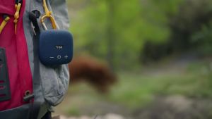 Tribit Stormbox Micro 2 Portable Speaker : Bluetooth 5.3 Deep Bass 90dB Loud Sound IP67 Waterproof Small Speaker Built-in Strap 12H Playtime Long Battery Powerbank for Outdoor Camping Biking 120ft Bluetooth Range TWS Pairing