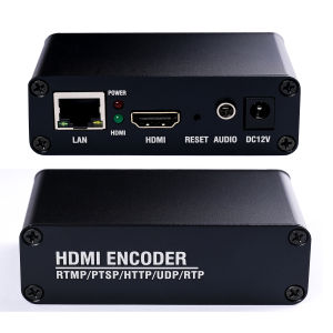 1 ช่อง Mini HD Video Encoder Webcast Fader H265 H264 HEVC IPTV CATV HDMI IP RTMP SRT UDP HLS RTSP