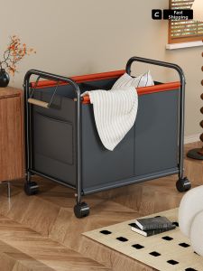 Large Capacity Movable Laundry Basket