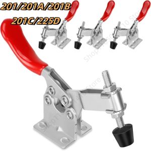 2Pcs Horizontal Toggle Clamp Quick-Release Toggle Clamps GH-201/201A/201B/201C/225D Set Vertical Toggle Clamp Woodworking Tool
