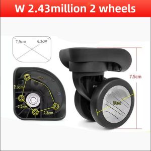 Delsey Ambassador Luggage Wheel GH:073 Universal Wheel WJ218 Travel Suitcase Wheels 243 Versatile Hardware Accessories